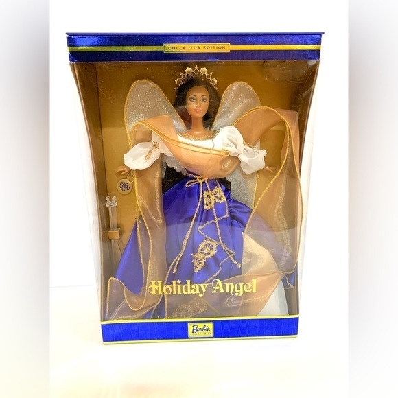 Holiday Angel Barbie 2000 Collector Edition African American #28081 Mattel NIB - Picture 1 of 9